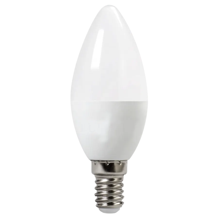 LED lamp EUROLUX LL-E-C37-5W-230-2,7K-E14