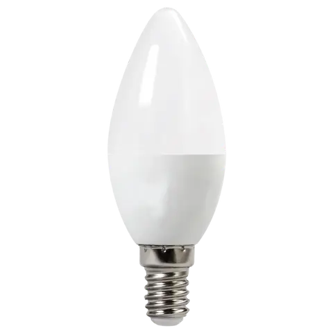 LED lamp EUROLUX LL-E-C37-5W-230-2,7K-E14