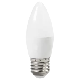 LED lamp EUROLUX LL-E-C37-6W-230-2,7K-E27