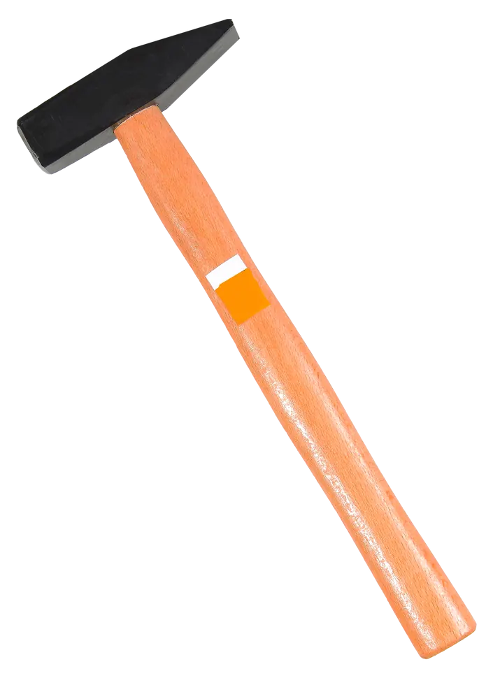 Hammer 400gr. Square face, fiberglass two-component handle, Vihr